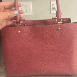 Kate Spade Pink Pebbled Leather Tote